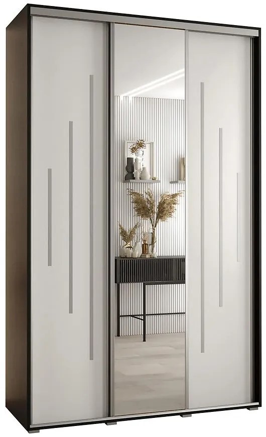 Skriňa 45 Canaris 13 160 čierna/biela/silver