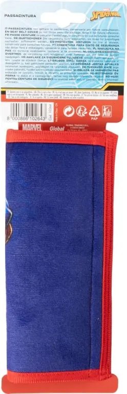 Návlek na bezpečnostný pás SPIDERMAN, 19 x 8 cm