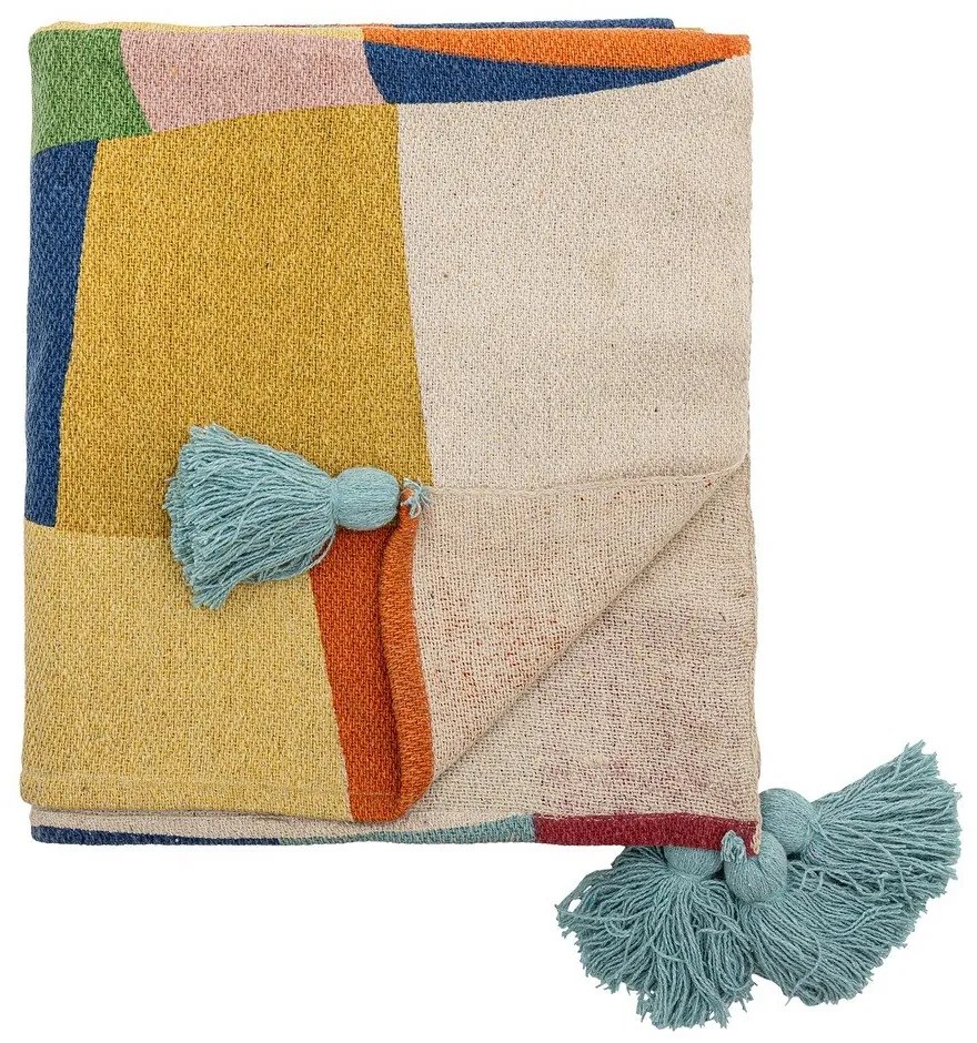 Detská deka z recyklovanej bavlny 130x160 cm Colorine – Bloomingville Mini