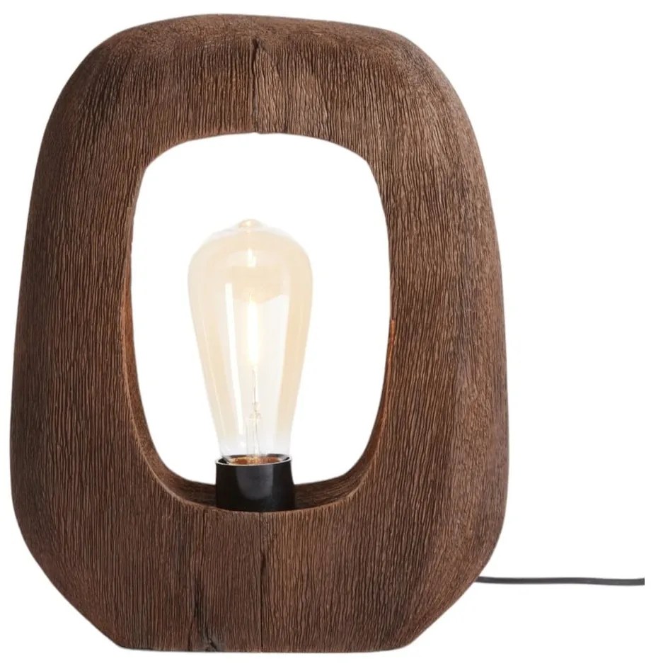 Hnedá stolová lampa (výška 30 cm) Kelafo – Light &amp; Living