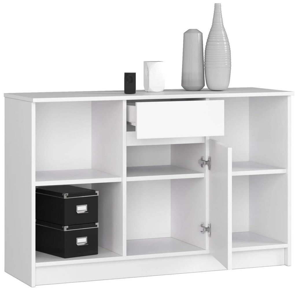 Rohový PC stolík Bahar (biela). Akcia -12%. Vlastná spoľahlivá doprava až k Vám domov. 1128548