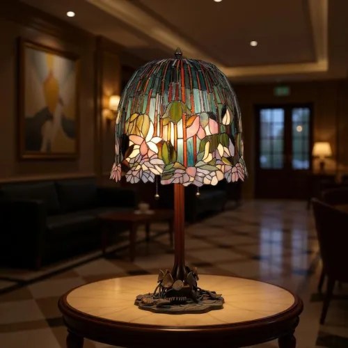 Tiffany štýl lampa 35*68 POND LILY originál v aukcii US$12.5 mil