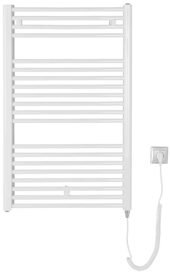 Aqualine Aqualine, DIRECT-E elektrické vykurovacie teleso, rovné, 600x960 mm, 400W, biela, ILE96T