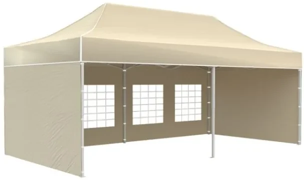Nožnicový stan POLOPROFI PLUS 3x6 béžový