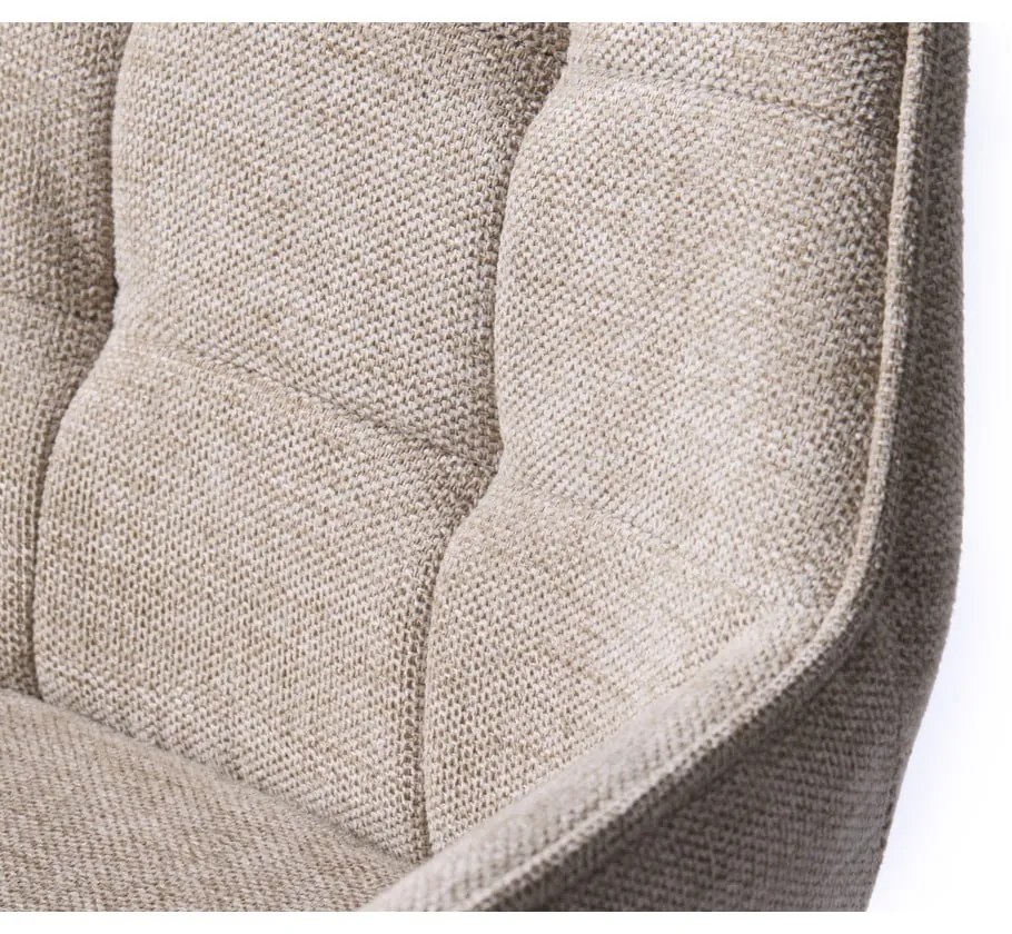 Béžová barová stolička s nastaviteľnou výškou Nolan – Unique Furniture