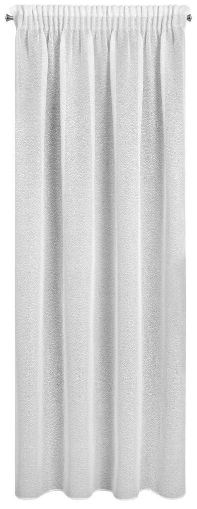 ZÁCLONA NA PÁSKE RAIN 140X270 CM BIELA
