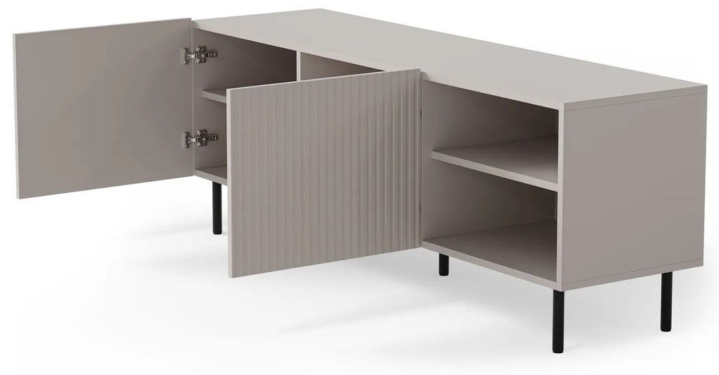 TV stolek Paxos 150 cm kašmír/černý