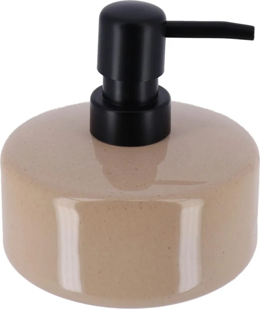 Dávkovač mydla Shevron, béžová/s čiernymi prvkami, 400 ml