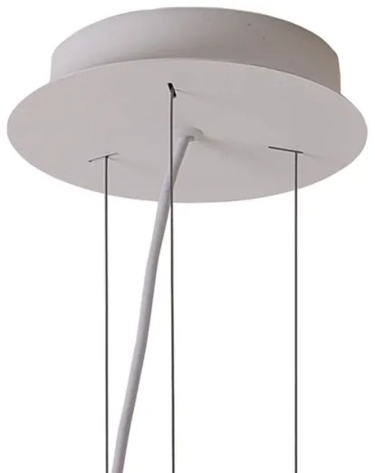 Klausen 111097 - LED Luster na lanku PADDY LED/24W/230V biela