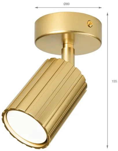 Brilagi - Bodové svietidlo CRISPINA 1xGU10/10W/230V zlaté