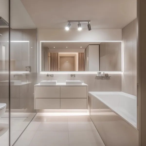 Brilagi - Kúpeľňové bodové svietidlo SELE 3xGU10/30W/230V IP44 lesklý chróm