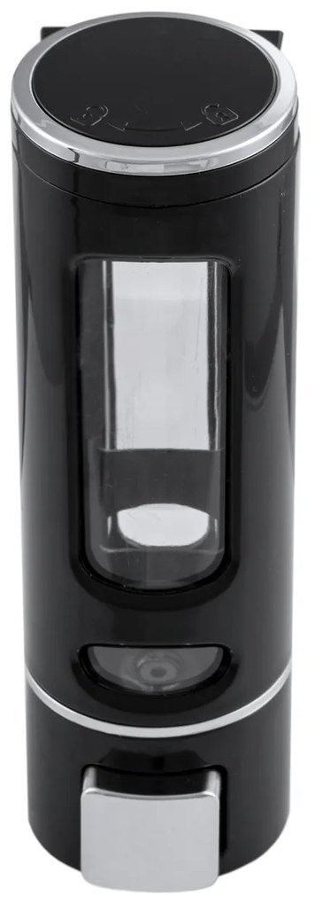 Gamma Gamma, nástenný dávkovač mydla 400ml, čierna, GMA-DOZS-BK