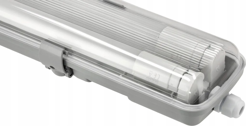 3x Hermetické svietidlo + 6x LED trubica 120 cm 4000K