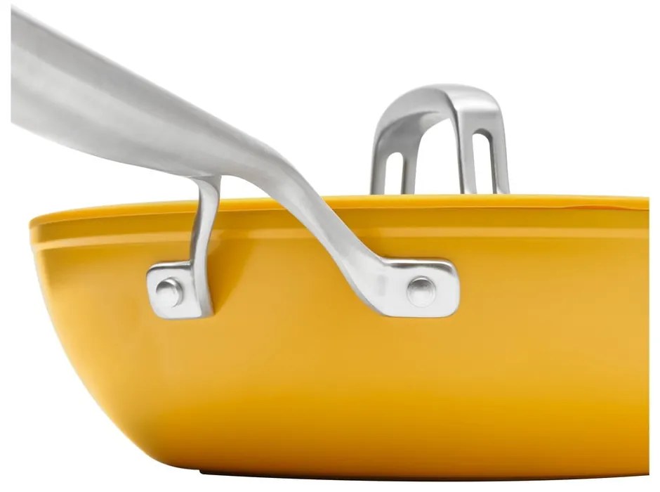 Wok panvica s pokrievkou/s keramickým povrchom ø 28 cm Meda 3.0 – FABINI