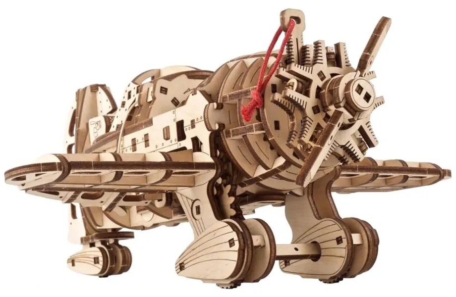 Ugears 3D mechanické puzzle Lietadlo Mad Hornet 354 ks