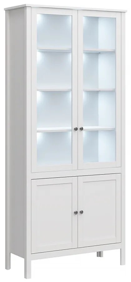Vitrínka FARGE 90 cm - biela