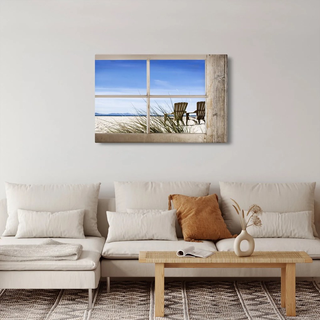 Obraz - Výhľad oknom (90x60 cm)