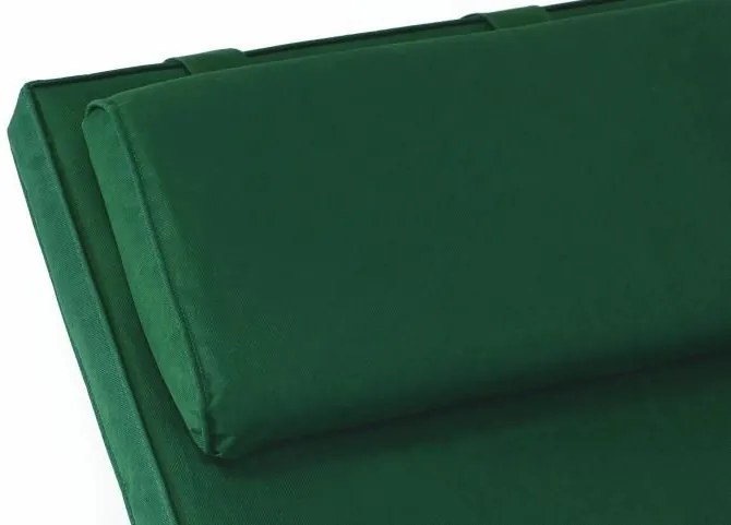 Záhradné drevené lehátko DIVERO Florentine + polstrovanie