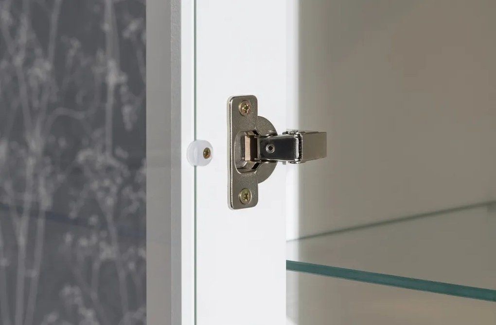 Široká vysoká vitrína Atik, biela