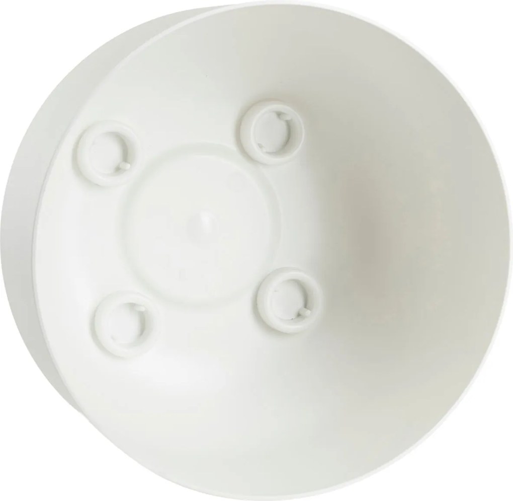 PLASTOVÝ KVETINÁČ TERRA 27X17 CM BIELA