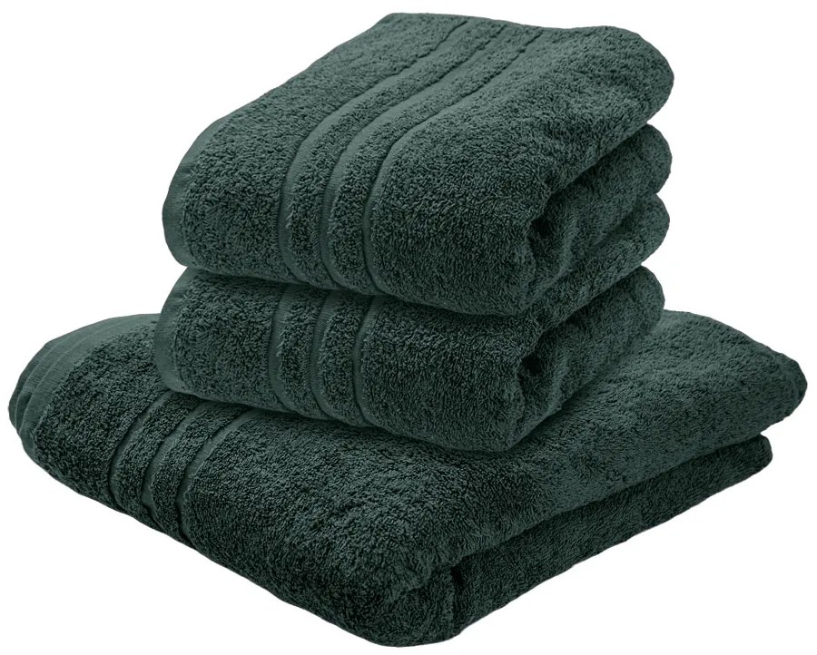 Uterák Comfort 50 x 100 cm tmavo zelený, 100% bavlna