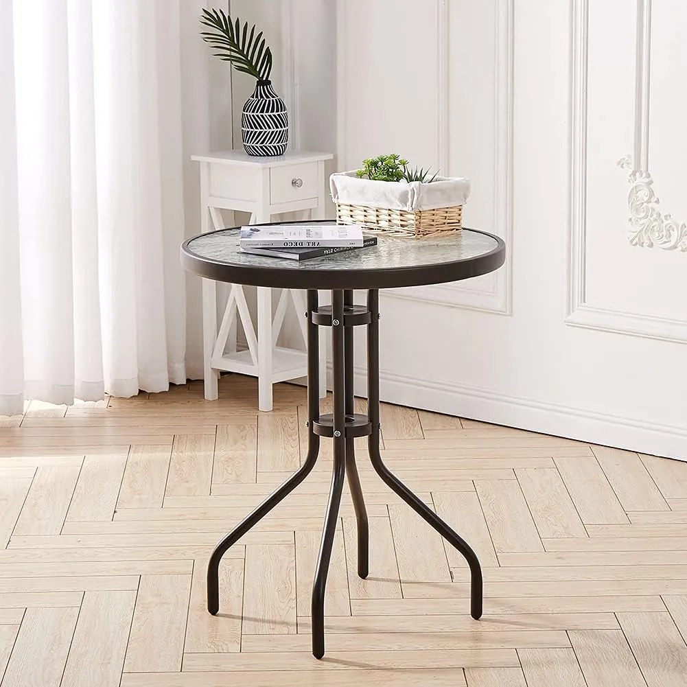 Dekorstudio Okrúhly stôl na balkón ISLAND 60cm
