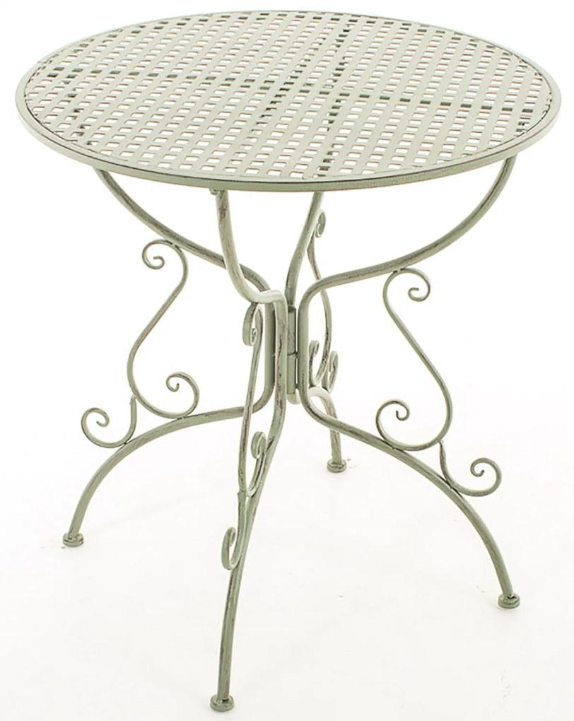 Kovový stôl GS13436802 - Zelená antik