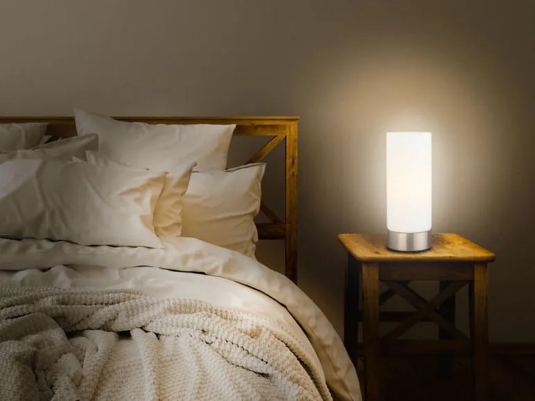 LIVARNO home Stolná lampa s dotykovým stmievaním (25,5 cm) (100358039)