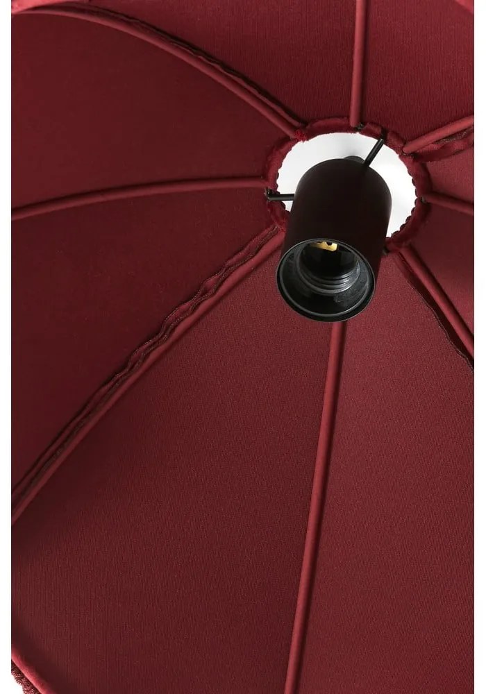 Vínové závesné svietidlo s textilným tienidlom ø 40 cm Malacia – Light &amp; Living