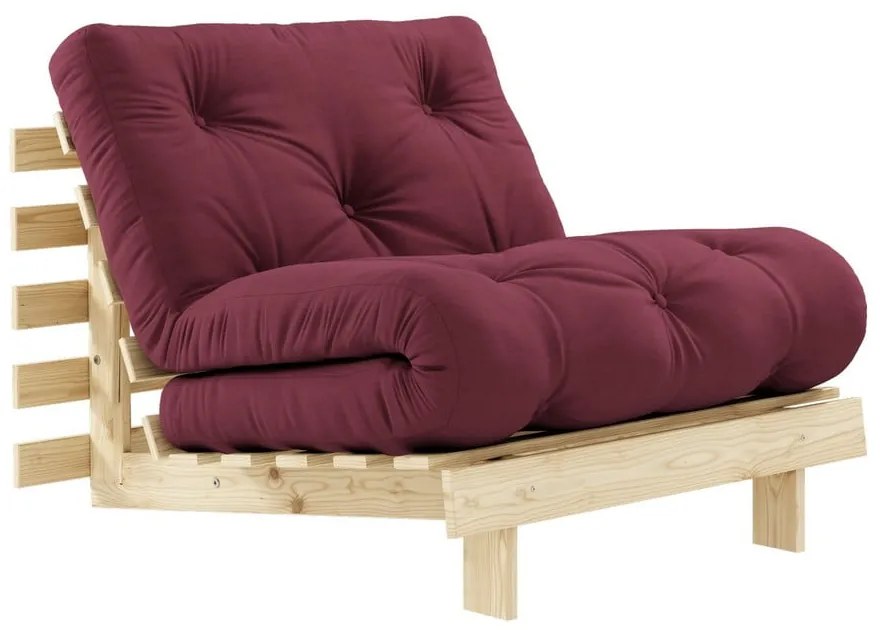 Variabilné kreslo Karup Design Roots Raw/Bordeaux