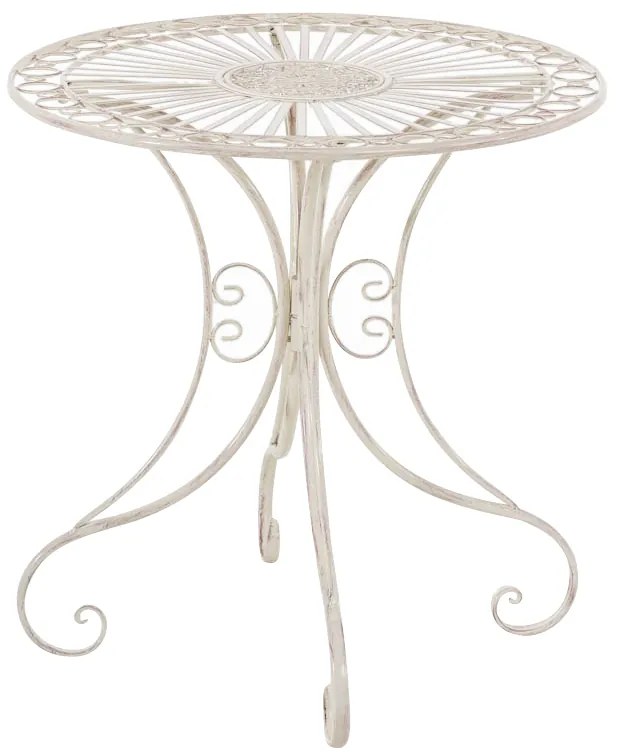 Kovový stôl GS13437402 - Krémová antik