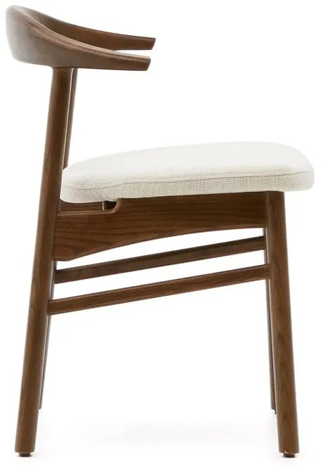 Hnedá/béžová jedálenská stolička Timons – Kave Home