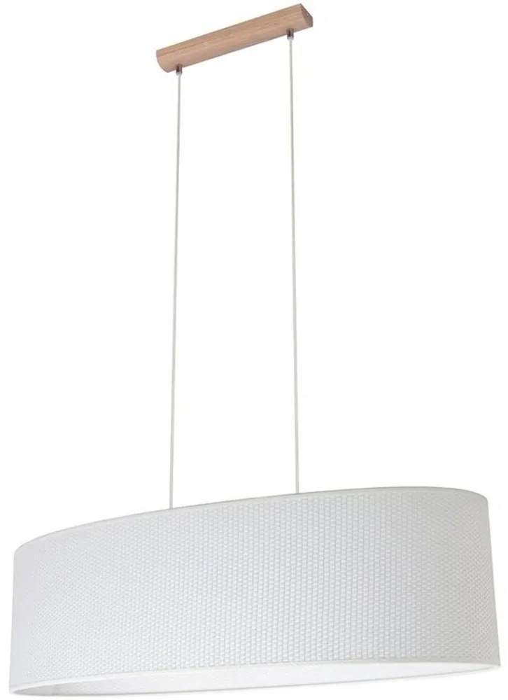 Spot-Light 1027400211536 - Závesné svietidlo na lanku MERCEDES 2xE27/40W/230V dub