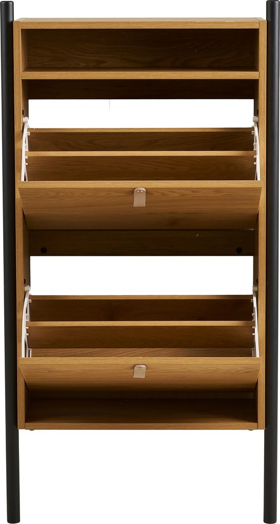 Skrinka na topánky Basilina 3 (prírodná). Akcia -9%. Vlastná spoľahlivá doprava až k Vám domov. 1147509