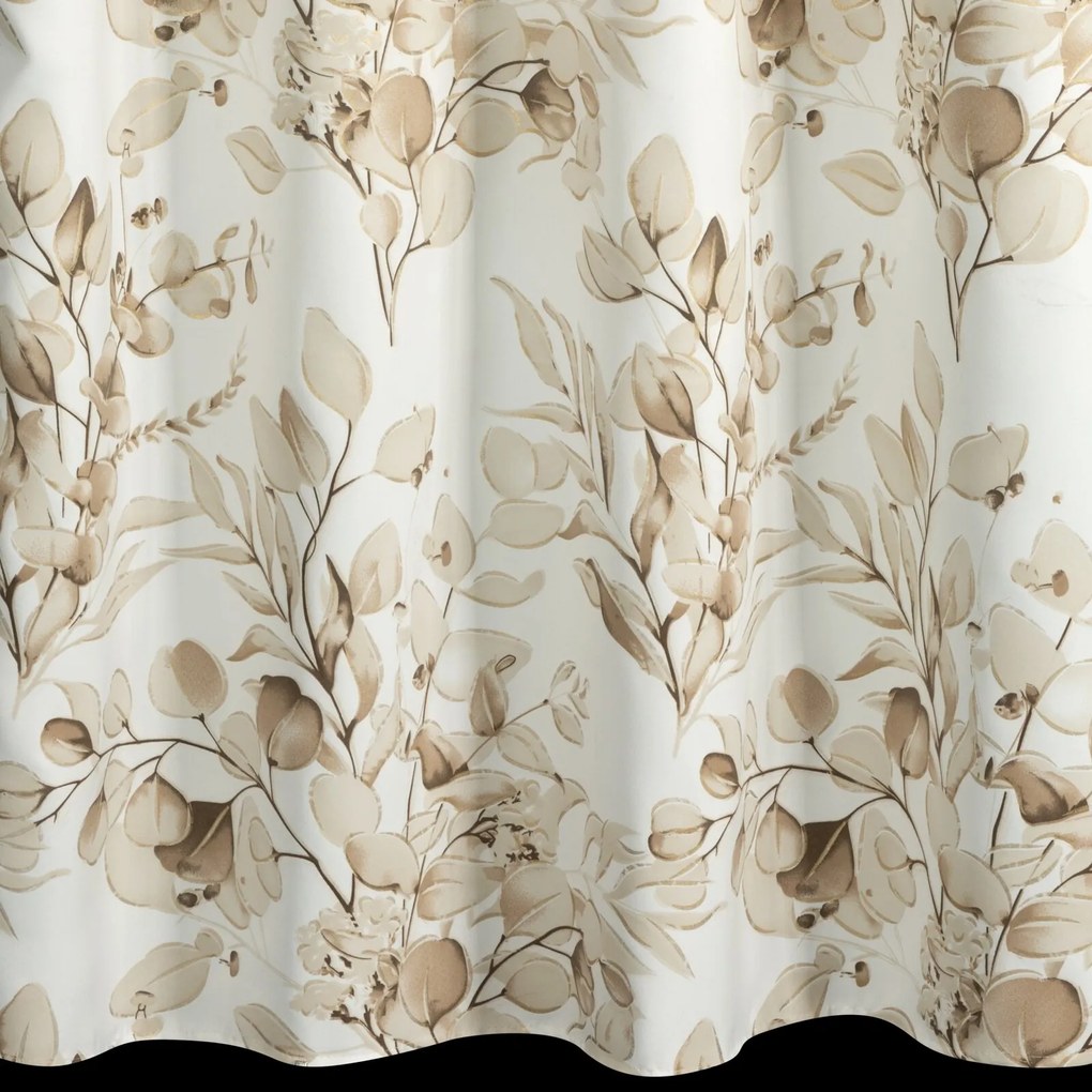 ZÁVES NA KRÚŽKOCH OLENI 140X250 CM LISTY