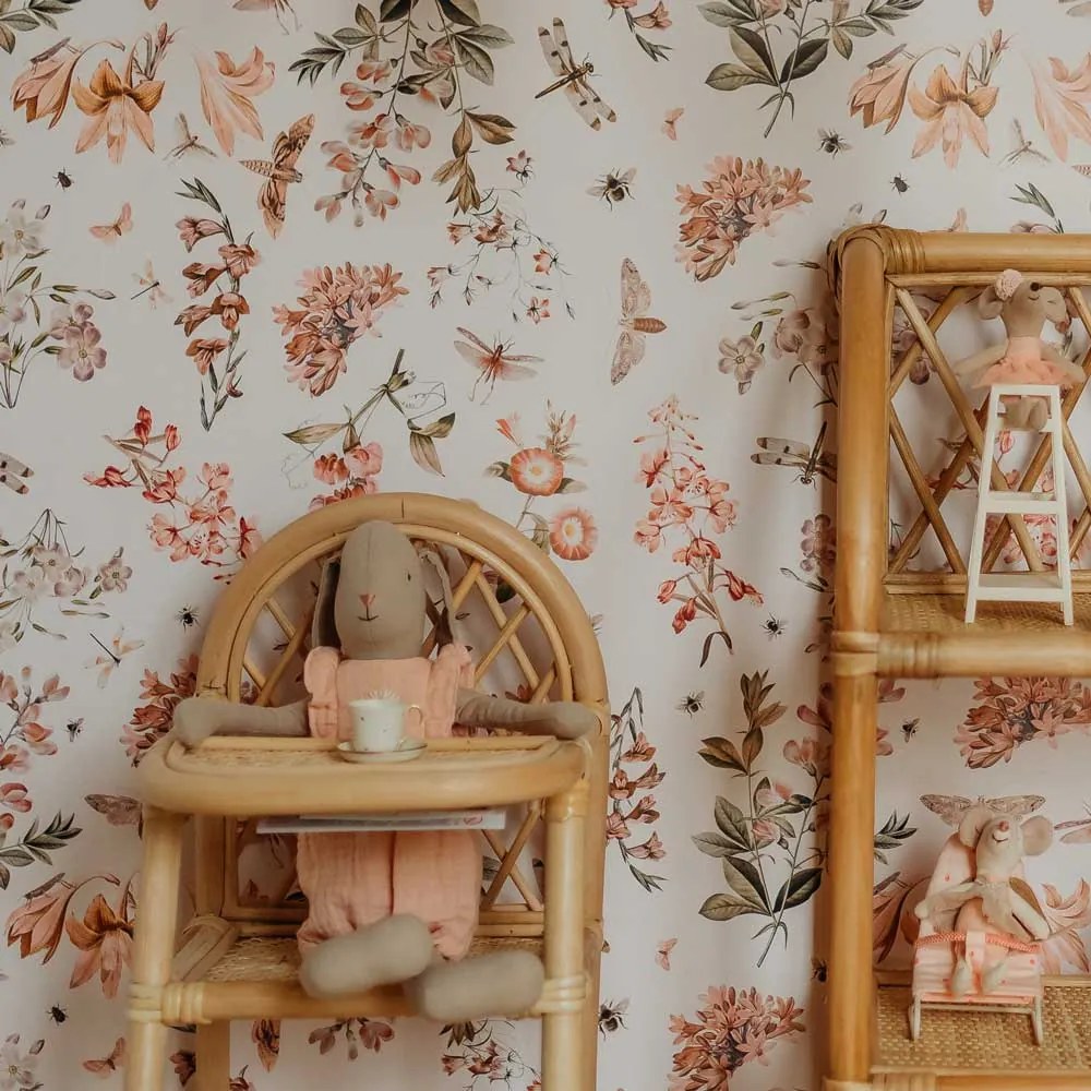 Tapeta botanické príbehy béžová 280×50 cm