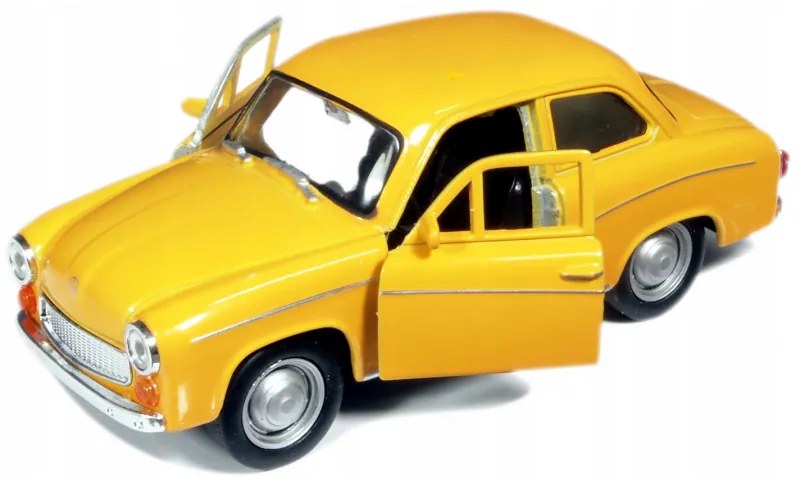 008843 Kovový model auta - Nex 1:34 - Syrena 105 Žltá
