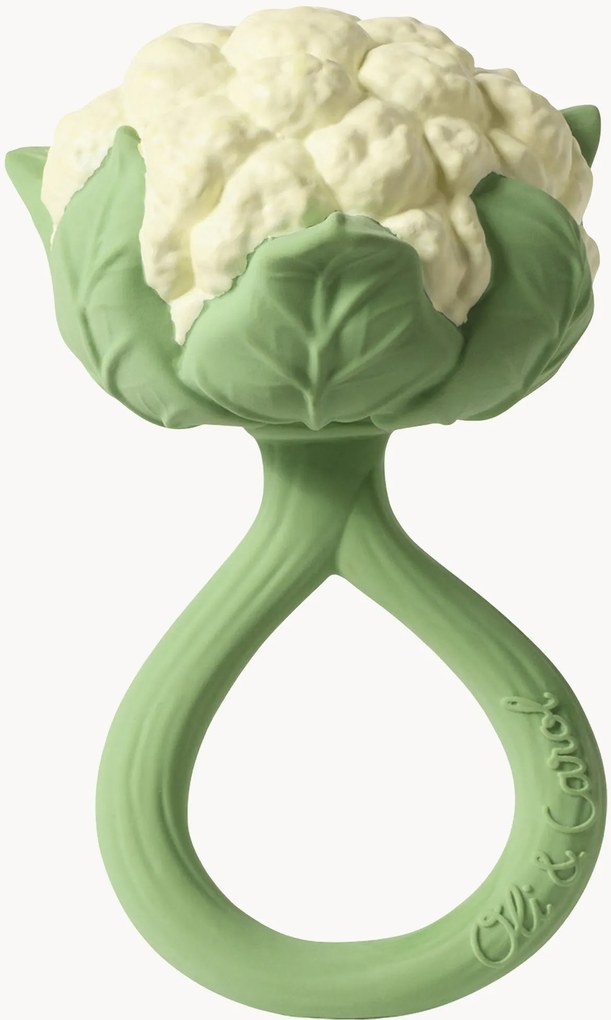 Ručne vyrobená hrkálka Cauliflower