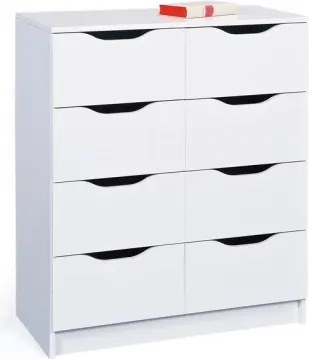 Komoda s 8 zásuvkami Westphalen, biela%