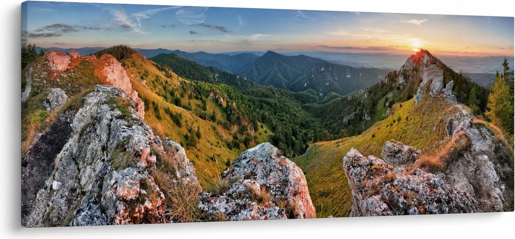 Obraz - Horská krajina (120x50 cm)