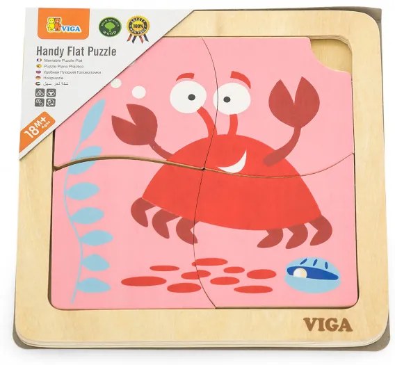 Puzzle na podložke Viga 50146 krab