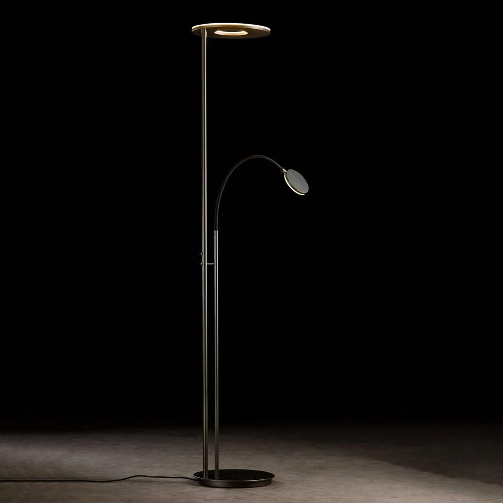 Holtkötter Nova Flex LED stojacia lampa, čierna