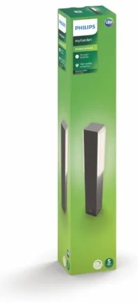 Philips 16488/93/P3 - Vonkajšie stĺpikové svetlo STRATOSPHERE 2xLED/4,5W IP44