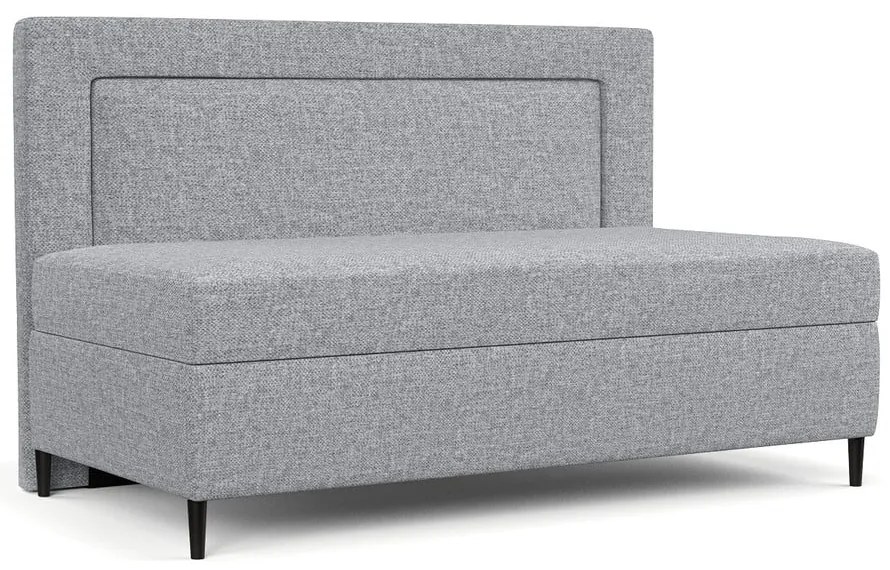 Sivá čalúnená jednolôžková posteľ 80x200 cm Alba – Maison de Rêve