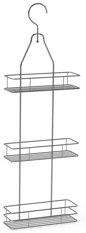 Erga Maddy S3, trojitý kúpeľňový košík na zavesenie 23x8,2x69,5 cm, chrómová, ERG-YKA-E.MADDY S3