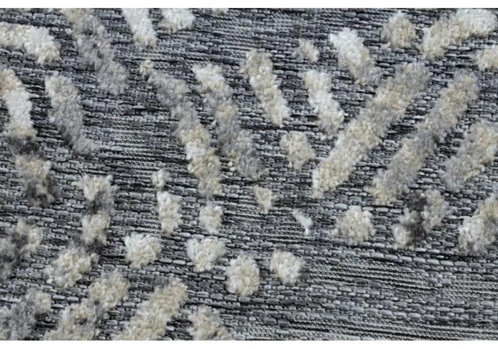 Kusový koberec Heksa sivý 120x170cm