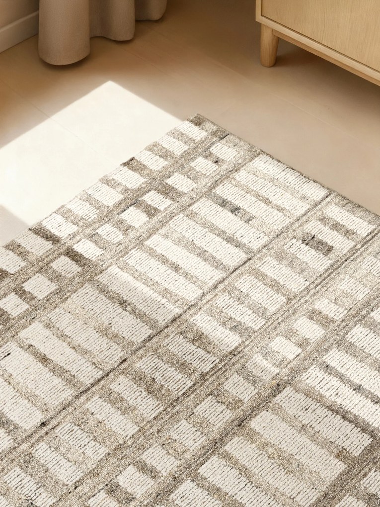 Vikosa, Kusový koberec Vikosa Boho 106278 Natural Cream Brown, 120x180, hnedá, obývacia izba