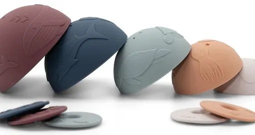 Silikónové stohovacie poháre, zemité