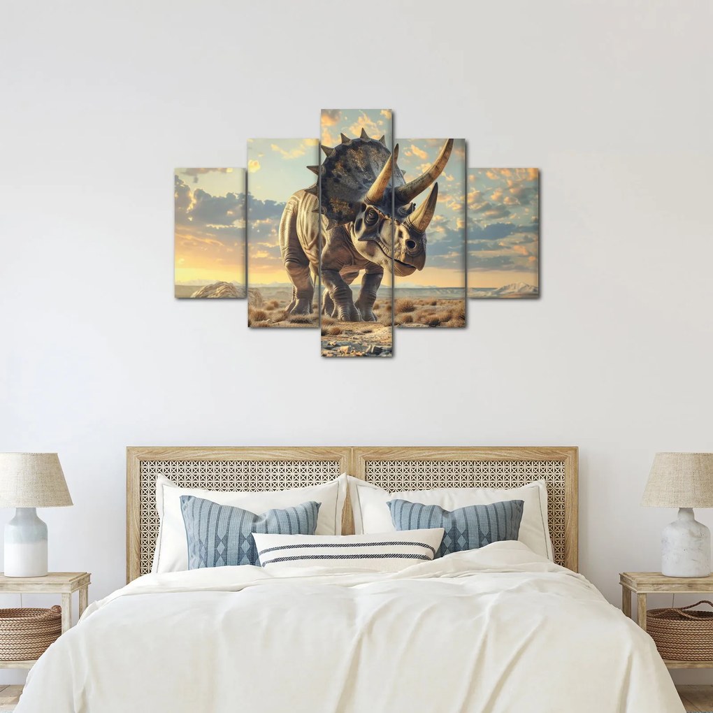 Obraz - Triceratops (150x105 cm)