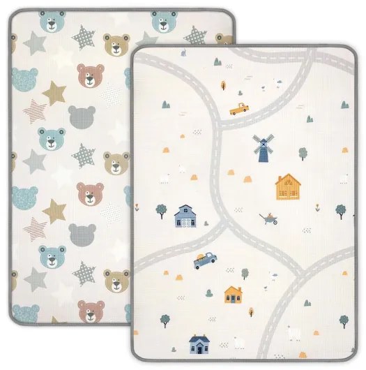 Rolovacia podložka pre deti Kinder 120x178 cm - medvede a farma